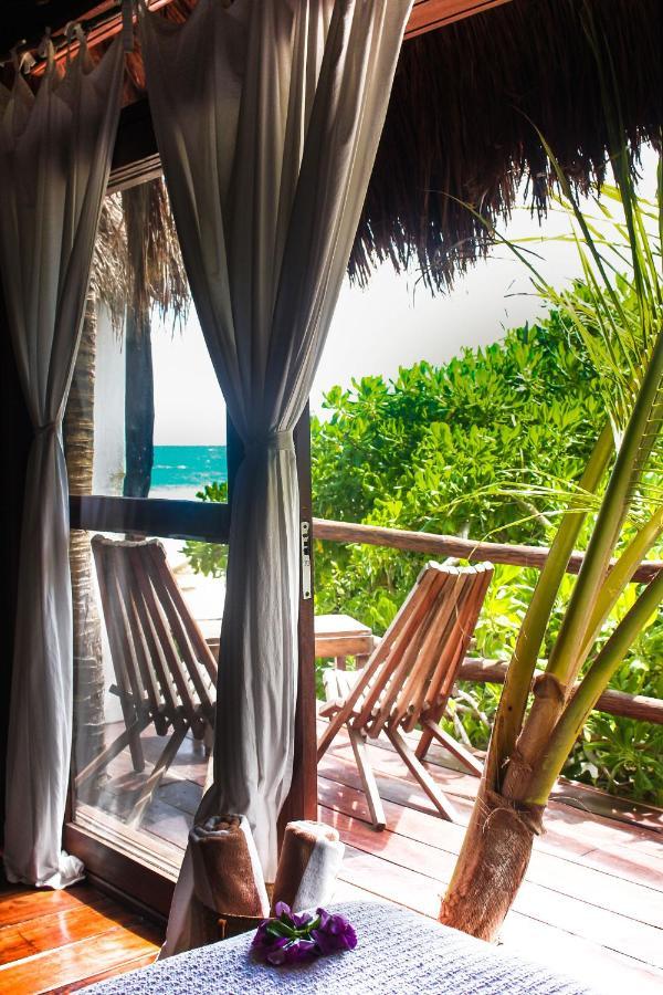 Casa Violeta Hotel Tulum Pueblo Buitenkant foto