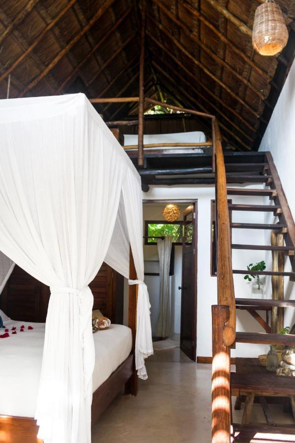 Casa Violeta Hotel Tulum Pueblo Buitenkant foto