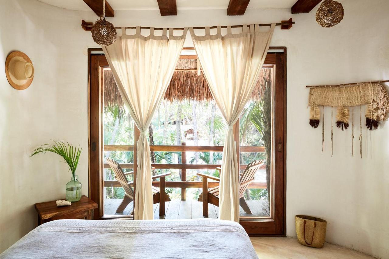 Casa Violeta Hotel Tulum Pueblo Buitenkant foto