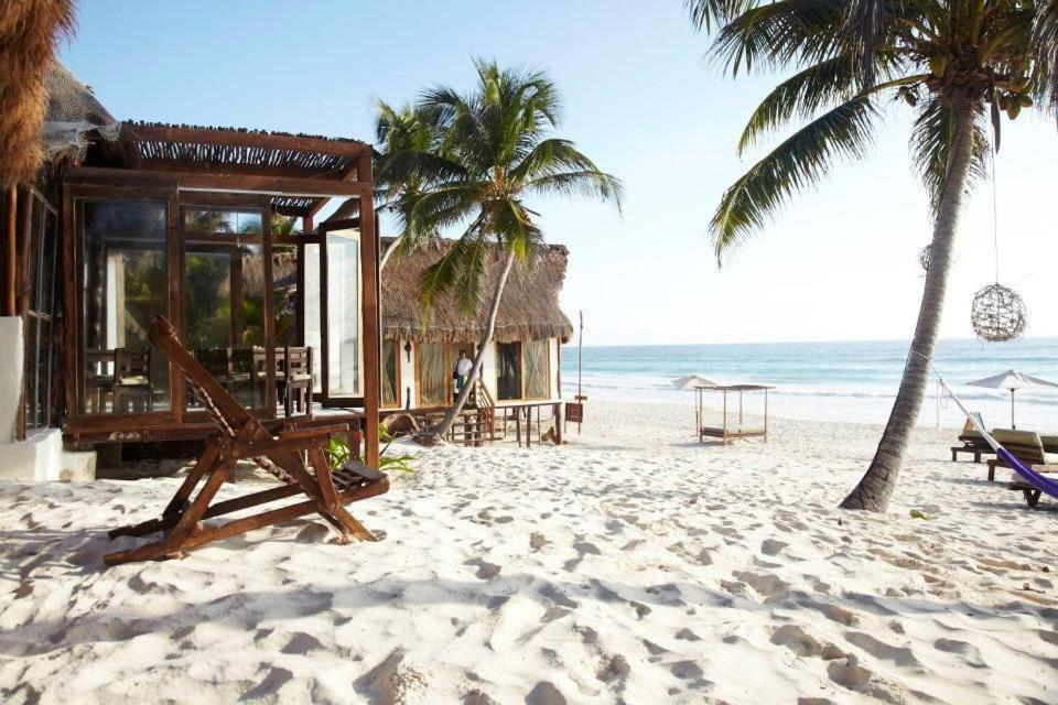 Casa Violeta Hotel Tulum Pueblo Buitenkant foto