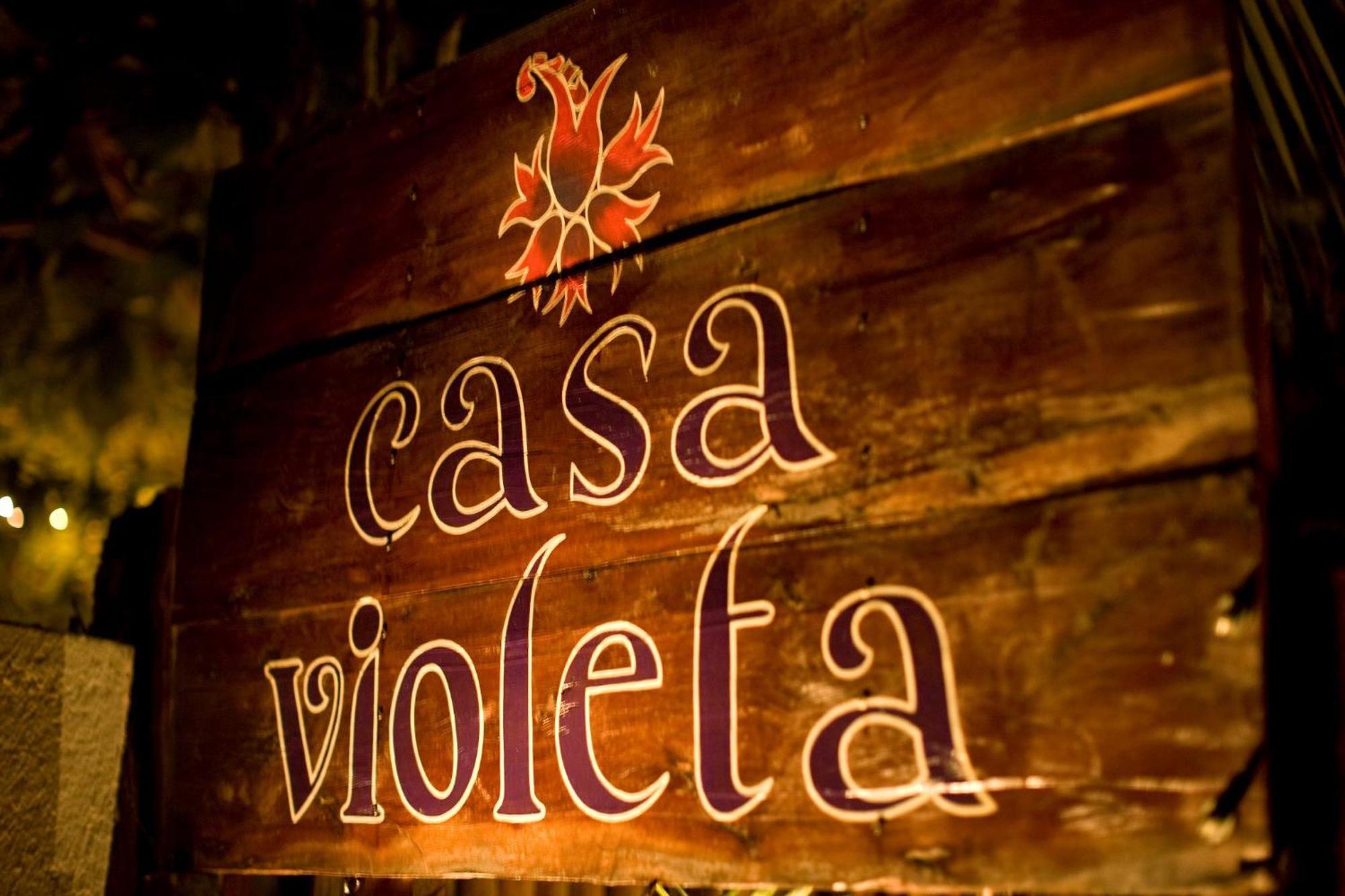 Casa Violeta Hotel Tulum Pueblo Buitenkant foto