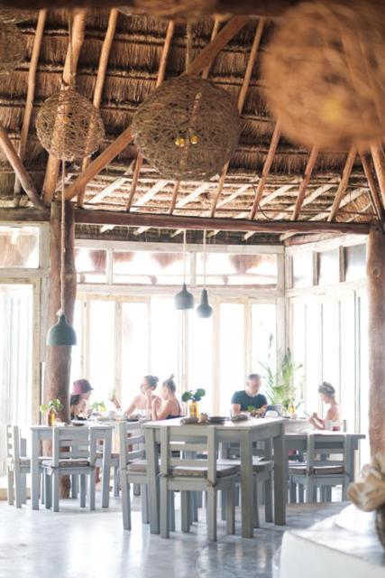 Casa Violeta Hotel Tulum Pueblo Buitenkant foto