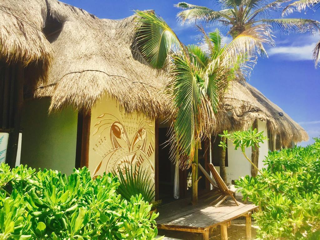 Casa Violeta Hotel Tulum Pueblo Buitenkant foto
