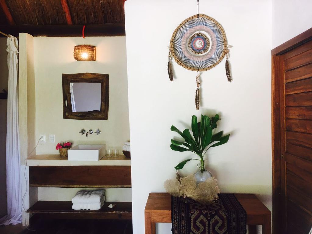 Casa Violeta Hotel Tulum Pueblo Buitenkant foto