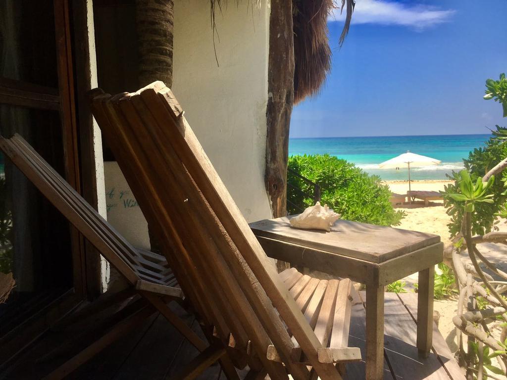 Casa Violeta Hotel Tulum Pueblo Buitenkant foto