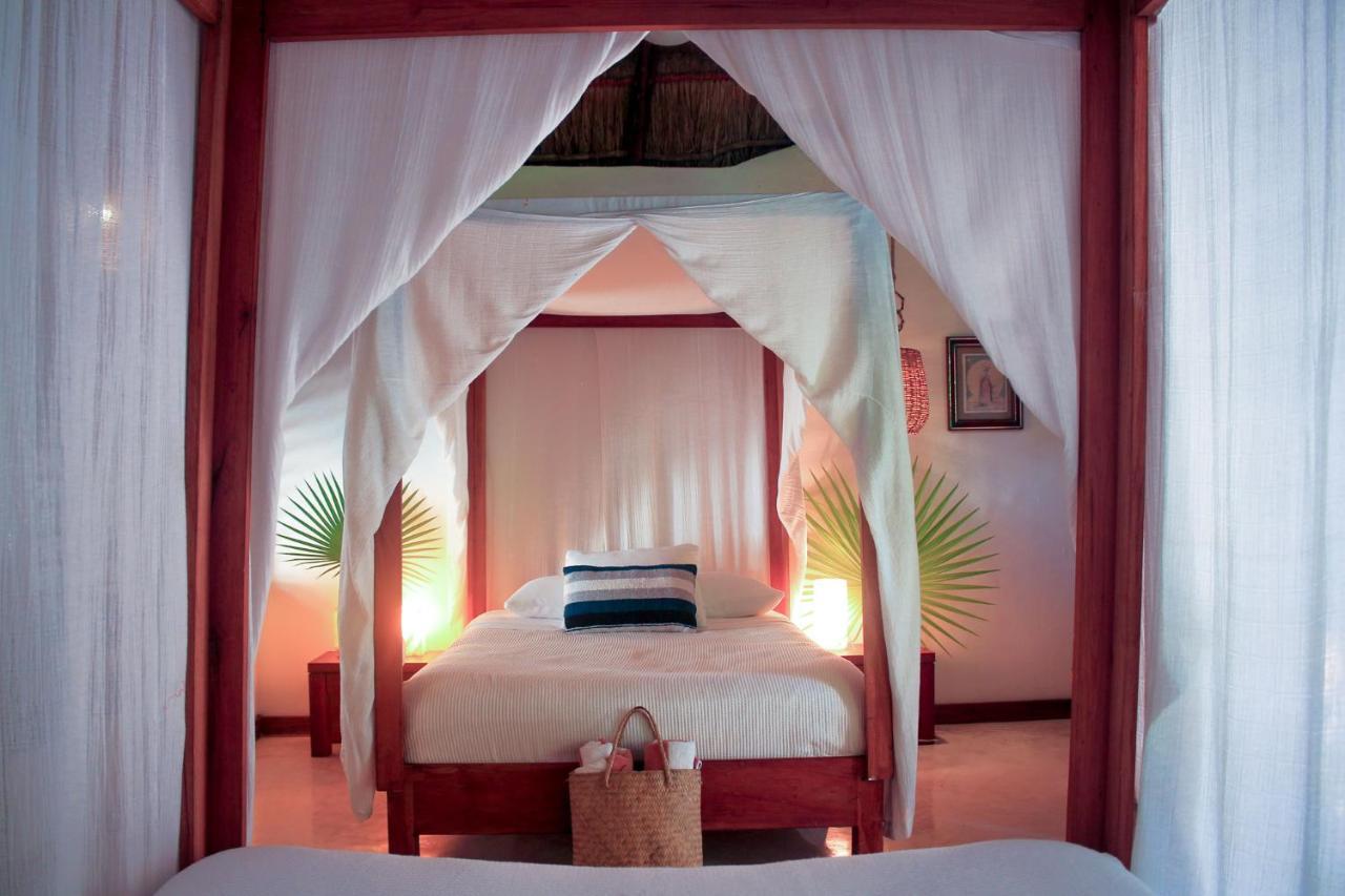 Casa Violeta Hotel Tulum Pueblo Buitenkant foto