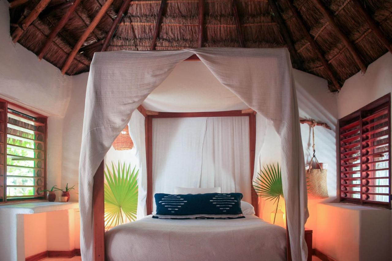 Casa Violeta Hotel Tulum Pueblo Buitenkant foto