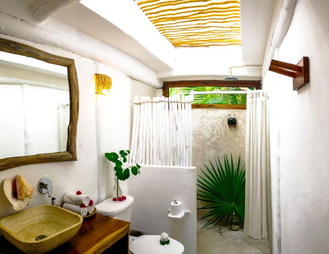 Casa Violeta Hotel Tulum Pueblo Buitenkant foto