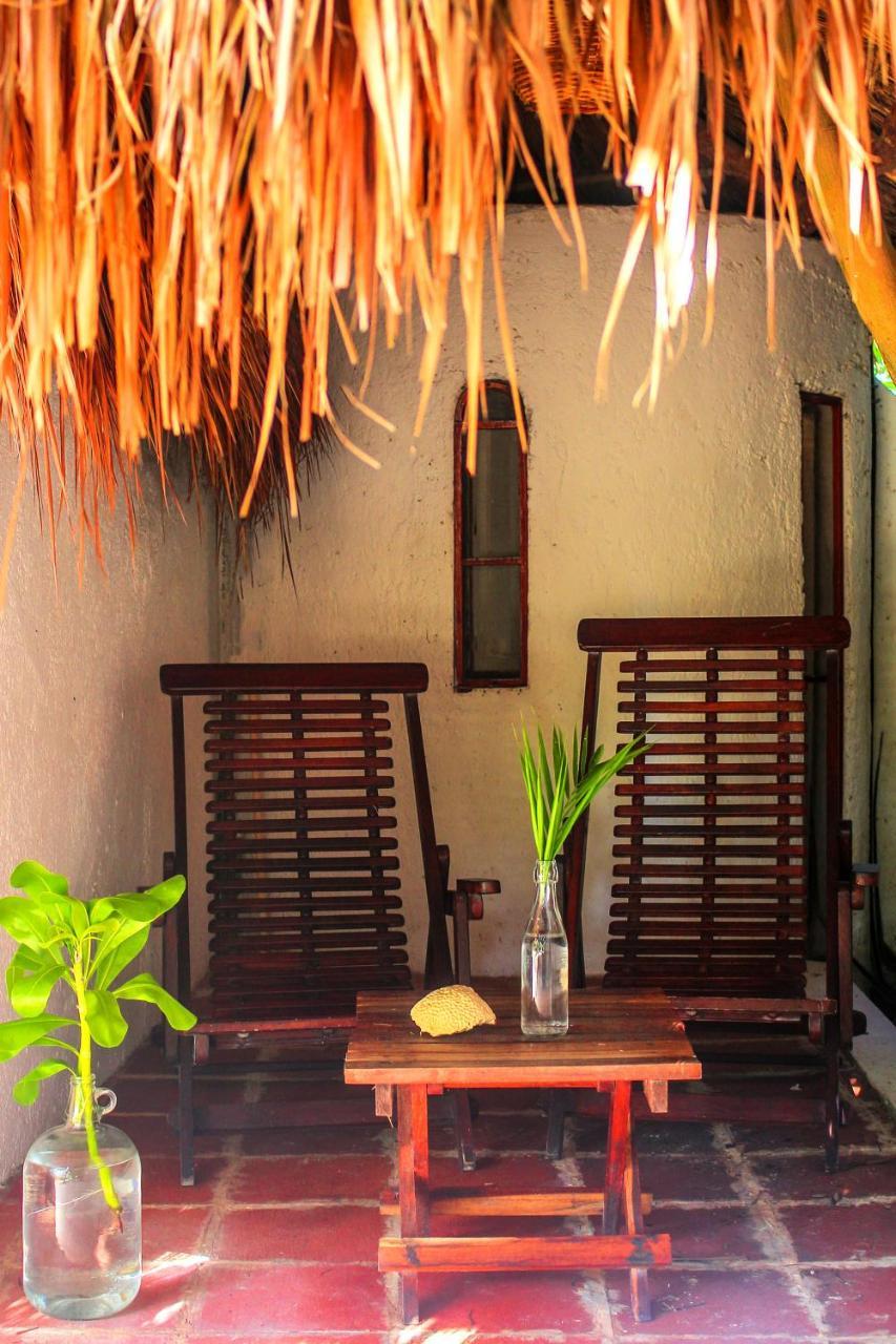 Casa Violeta Hotel Tulum Pueblo Buitenkant foto