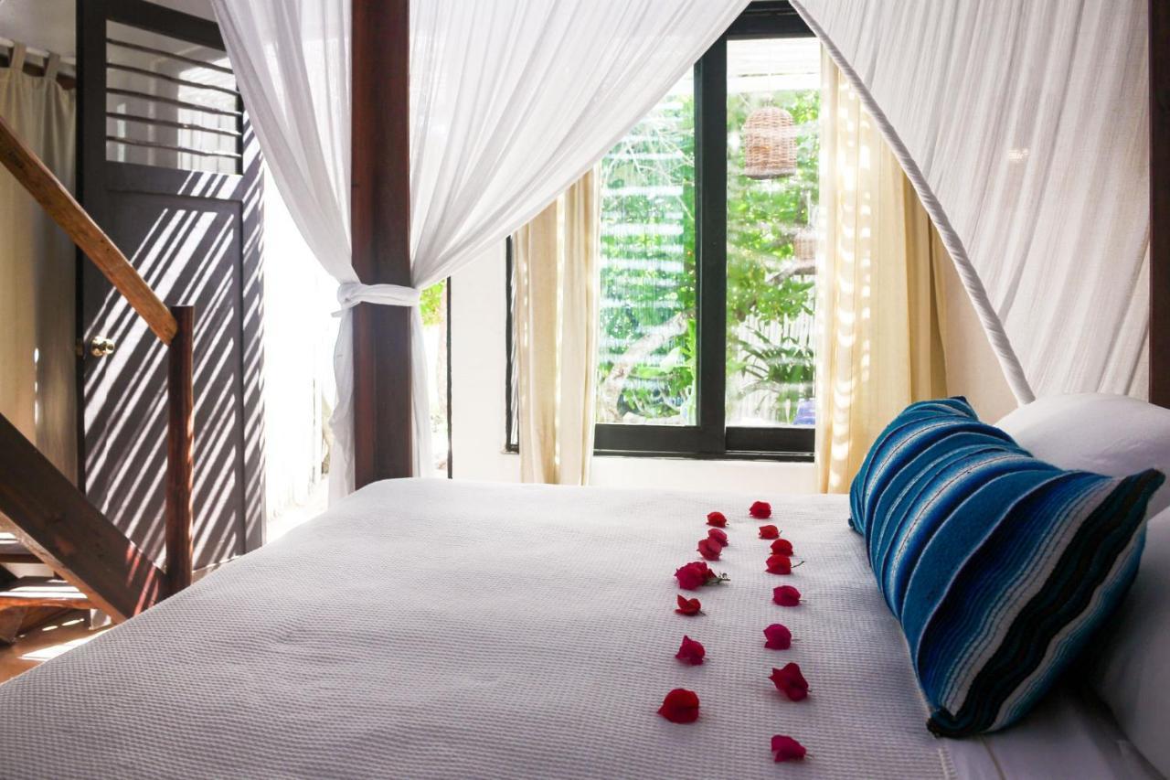 Casa Violeta Hotel Tulum Pueblo Buitenkant foto