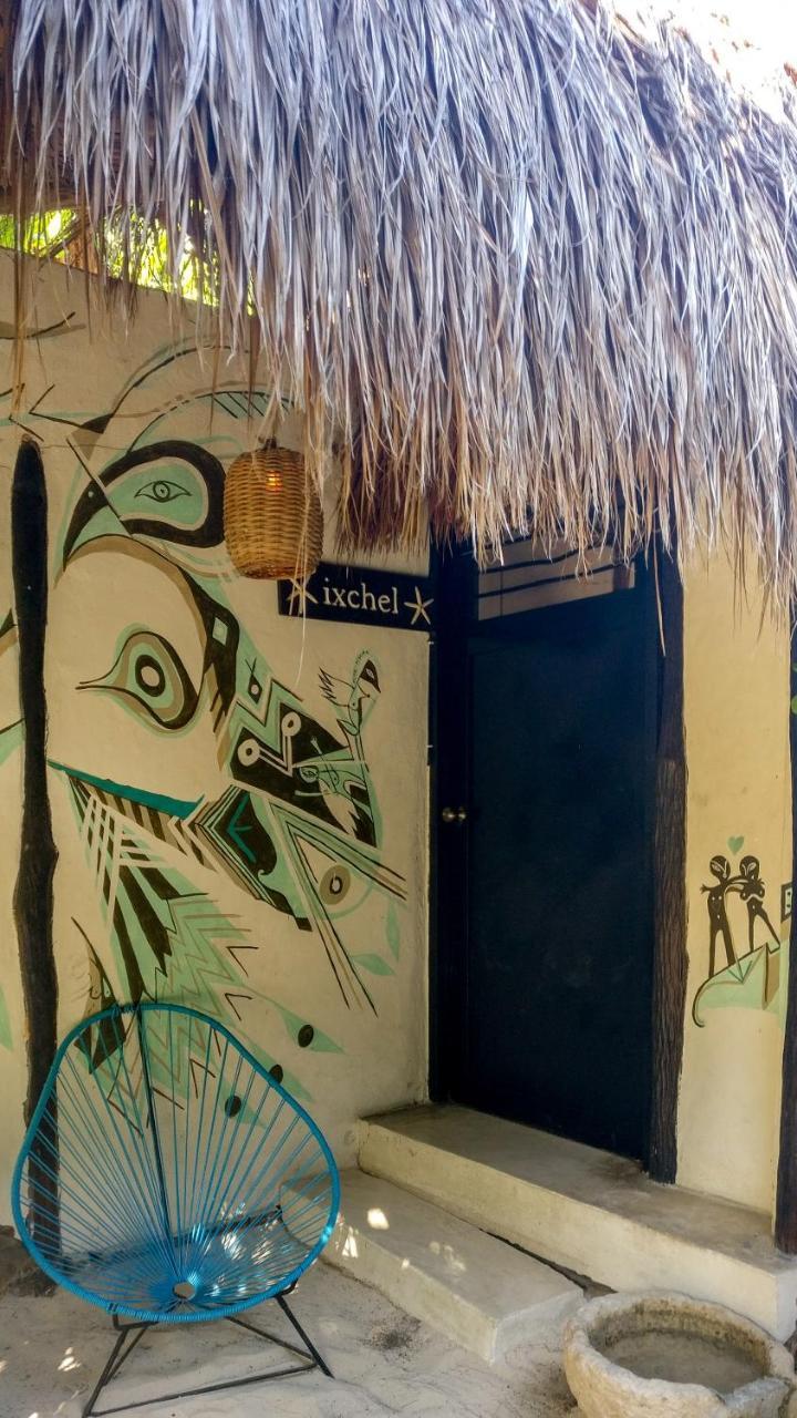 Casa Violeta Hotel Tulum Pueblo Buitenkant foto