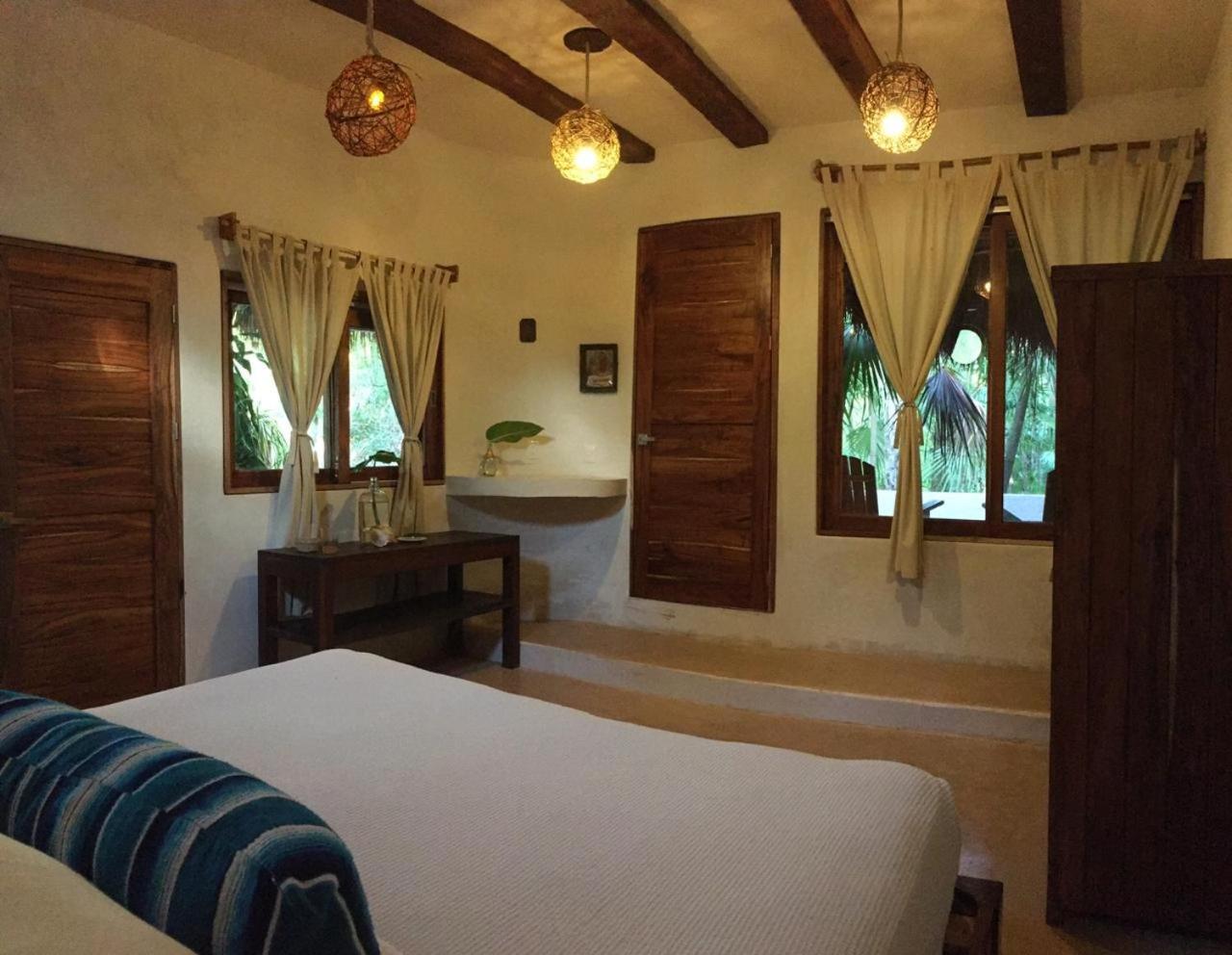 Casa Violeta Hotel Tulum Pueblo Buitenkant foto